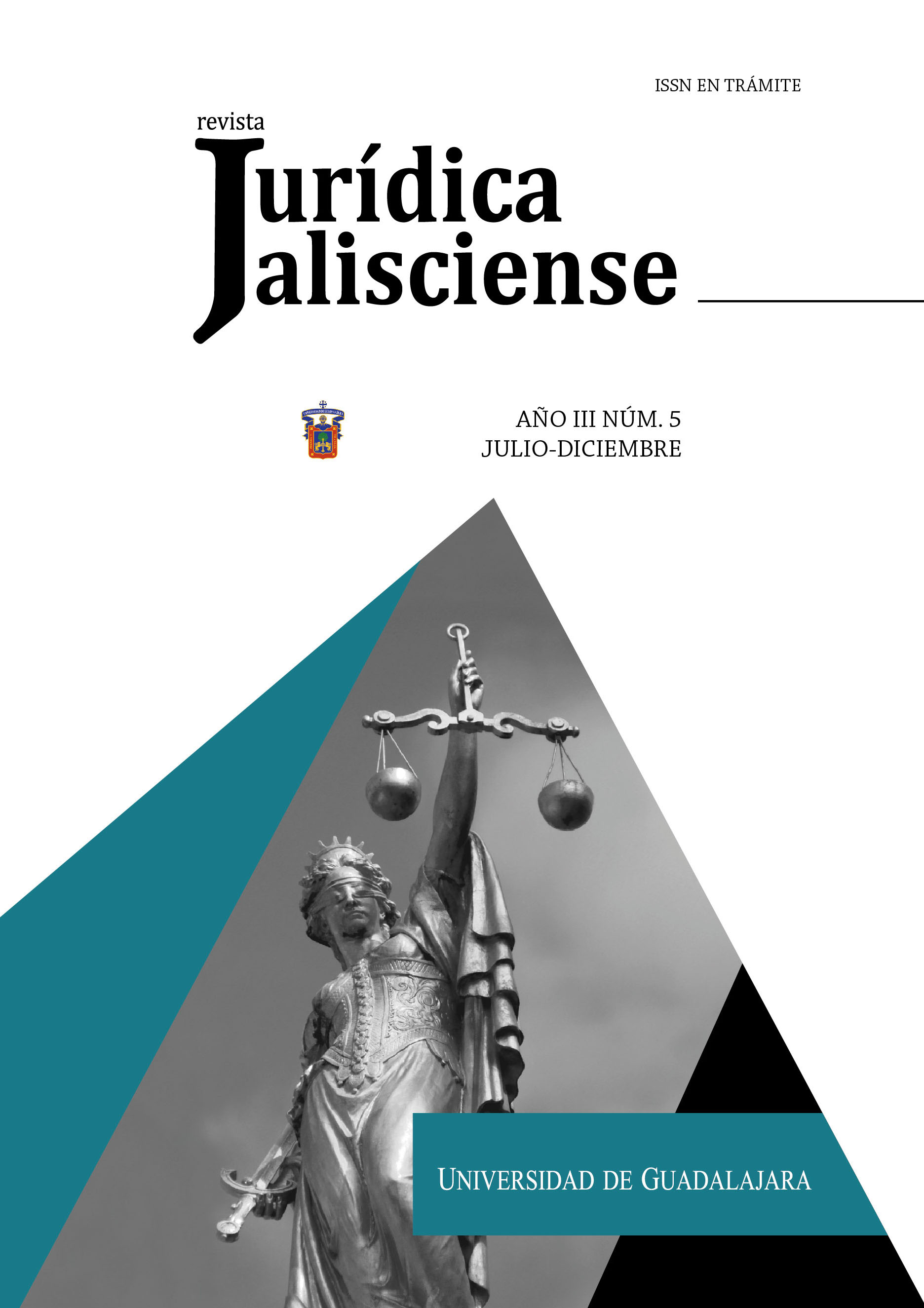					Ver Vol. 3 Núm. 5 (2022): Revista Jurídica Jalisciense
				