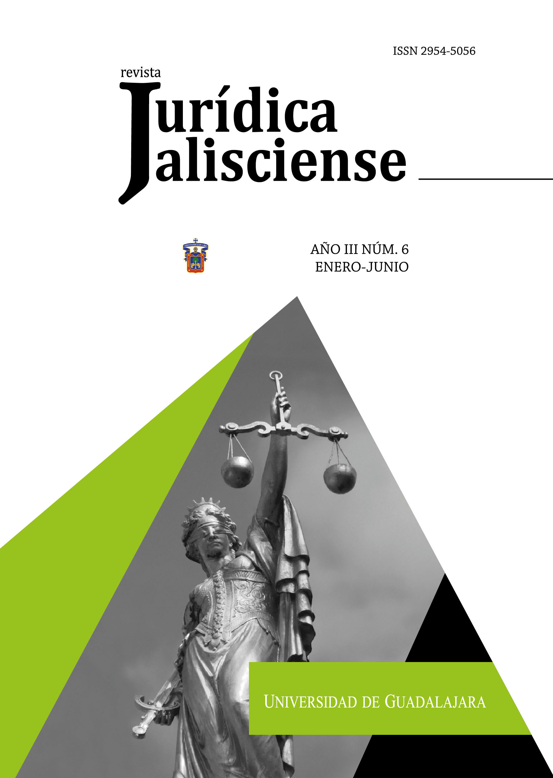 					Ver Vol. 3 Núm. 6 (2023): Revista Jurídica Jalisciense
				